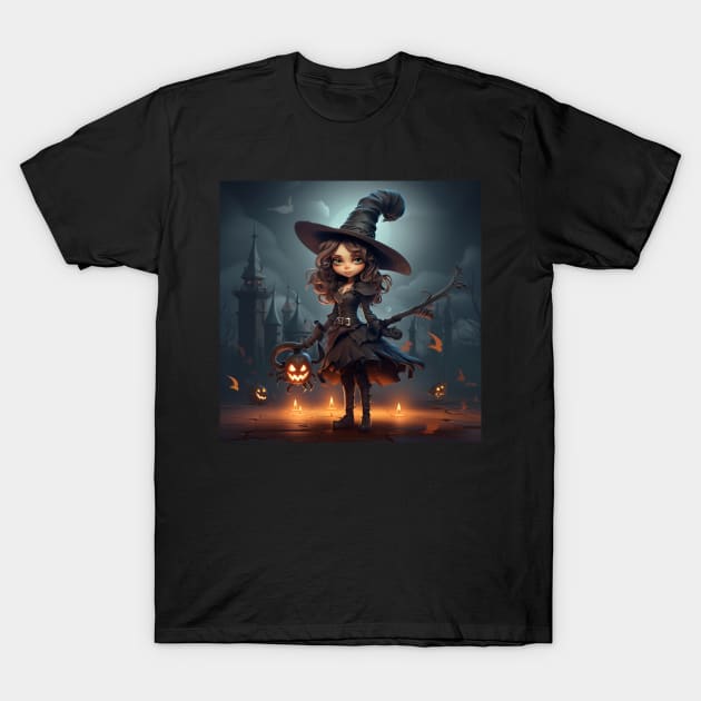 Happy halloween witch T-Shirt by NumberOneEverything